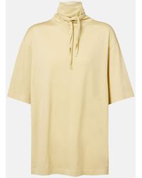 Lemaire - Foulard Cotton Jersey T-Shirt - Lyst
