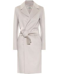 Max Mara Oscuri Wool And Cashmere Coat - Gray