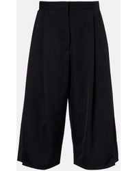 The Row - Kalyan Wool Bermuda Shorts - Lyst