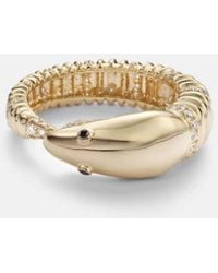 Yvonne Léon - Ring Ecrevisse Aus 9Kt Gelbgold (375/1000) Mit Diamanten - Lyst