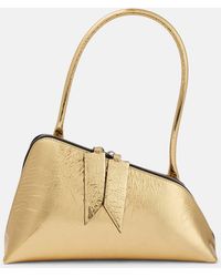 The Attico - Sunrise Asymmetrical Leather Shoulder Bag - Lyst