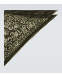 Etro - Paisley Silk Pocket Square - Lyst