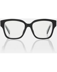 BVLGARI - Tubogas Square Glasses - Lyst