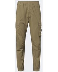 Stone Island - Compass Cotton-Blend Cargo Pants - Lyst