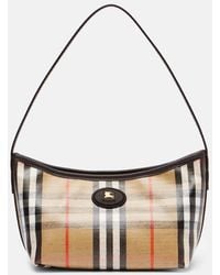 Burberry - Highlands Mini Check Shoulder Bag - Lyst
