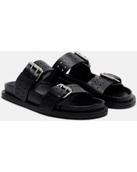 A.Emery - Leon Leather Slides - Lyst