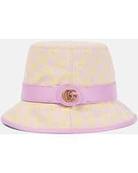 Gucci - Sombrero de pescador de lona GG - Lyst
