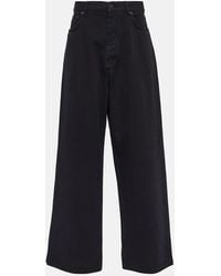 Balenciaga - Mid-Rise Wide-Leg Jeans - Lyst