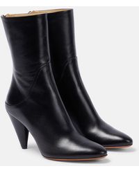 Proenza Schouler - Cone Leather Ankle Boots - Lyst