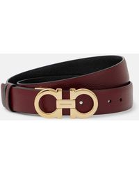 Ferragamo - Gancio Mediterraneo Leather Belt - Lyst