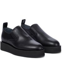 Leather Slip-On Sneakers for Women - Up 