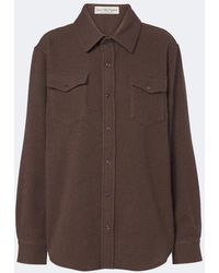 God's True Cashmere - Cashmere Shirt With Amethysts - Lyst