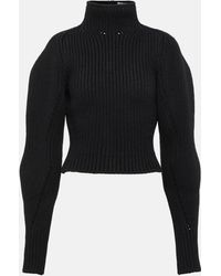 Alaïa - Wool-blend Turtleneck Sweater - Lyst