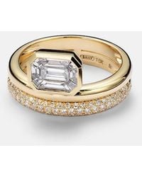 SHAY - 18Kt Ring With Diamonds - Lyst