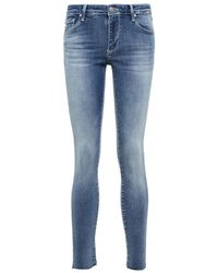 AG Jeans - Jeans skinny The Legging a vita media - Lyst