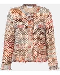 Veronica Beard - Sariyah Cotton And Wool-Blend Knit Jacket - Lyst