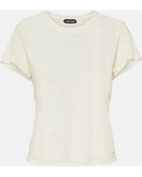 Tom Ford - Cotton Jersey T-shirt - Lyst