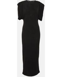 Wardrobe NYC - Ruched Jersey Midi Dress - Lyst