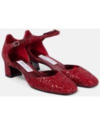 Jimmy Choo - Pumps Pixie 45 Mit Glitzer - Lyst