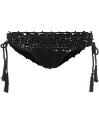 Anna Kosturova Bikini-Höschen Darling aus Baumwolle - Schwarz