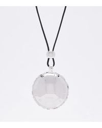 Loewe - Embellished Pendant Necklace - Lyst