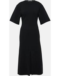 Stella McCartney - Ruffled Midi Dress - Lyst