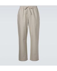 Frescobol Carioca - Rocha Cotton Twill Wide-Leg Pants - Lyst