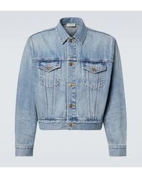 Fear Of God - Trucker Cropped Denim Jacket - Lyst