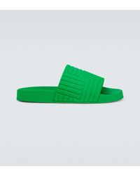Uomo Bottega Veneta Plat Slide Sea Salt | Sandali — Spazio Eterotopico