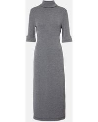 Proenza Schouler - Label Cerine Ribbed-Knit Boucle Midi Dress - Lyst