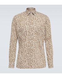 Kiton - Floral Cotton-blend Shirt - Lyst