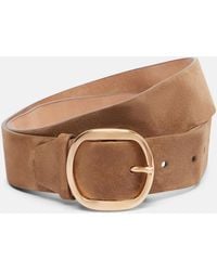 Gabriela Hearst - Elster Suede Belt - Lyst