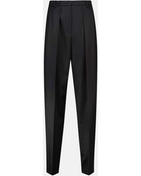 Magda Butrym - High-rise Tapered Wool Pants - Lyst