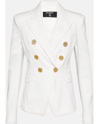 Balmain - Stylish And Chic 6-Button Denim Jacket For - Lyst