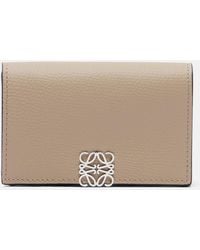 Loewe - Portemonnaie Anagram Small Aus Leder - Lyst