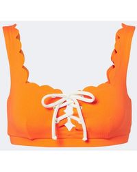 Marysia Swim - Palm Springs Scalloped Bikini Top - Lyst