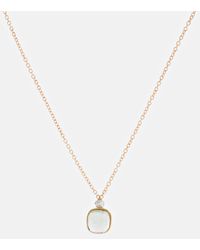 Pomellato - Nudo 18kt Gold Necklace With Prasiolite And Diamonds - Lyst