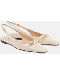 Tom Ford - Patent Leather Slingback Flats - Lyst