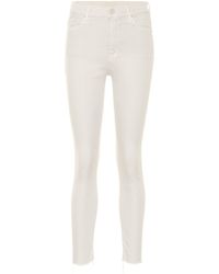 Mother High-Rise Skinny Jeans The Looker - Mehrfarbig