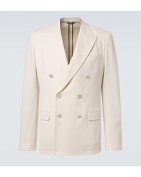 Dolce & Gabbana - Taormina Cotton Jersey Blazer - Lyst
