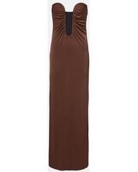 Adriana Degreas - Strapless Maxi Dress - Lyst