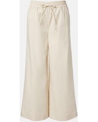 JOSEPH - Thurla Cotton Wide-Leg Pants - Lyst