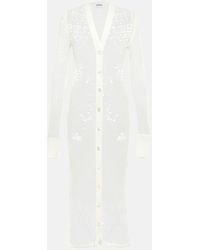 Jean Paul Gaultier - Sequined Net Midi Dress - Lyst