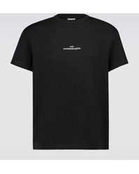 Maison Margiela - T-shirt in cotone con logo - Lyst