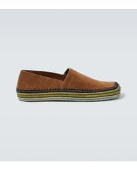 Loewe - Paula's Ibiza Rio Suede Espadrilles - Lyst