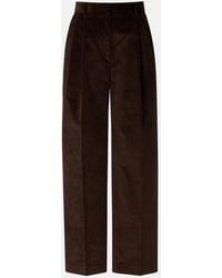 TOTEME - Cotton Corduroy Wide-Leg Pants - Lyst