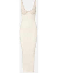 Magda Butrym - Ribbed-Knit Cotton Midi Dress - Lyst