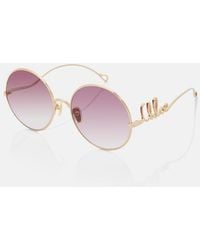 Chloé - Iconic Round Sunglasses - Lyst