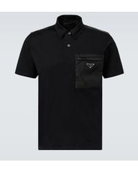 Prada - Pocket Polo Shirt - Lyst