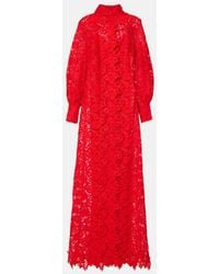 Safiyaa - Maxikleid Salma Aus Spitze - Lyst